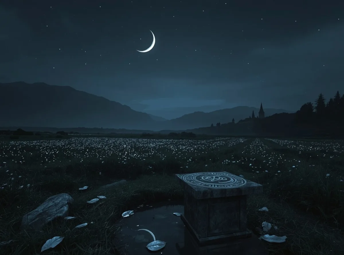 Moonlit fantasy names and starlit symbols
