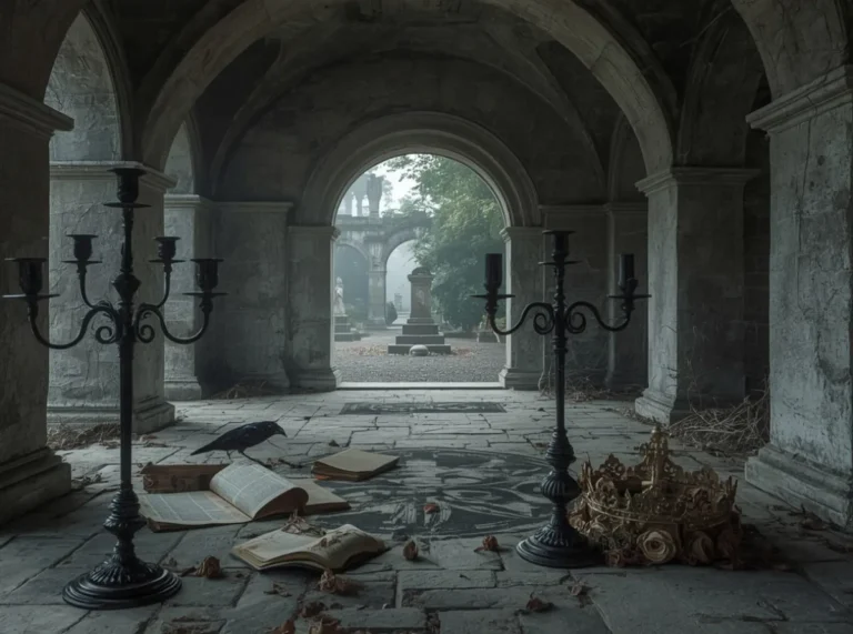 Gothic fantasy names on ancient stone